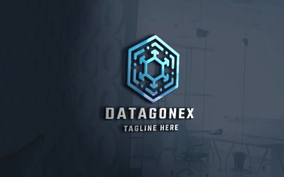 Modelo de logotipo Datagonex Pro