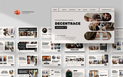 Decentrace - Powerpoint-sjabloon voor casestudy&amp;#39;s