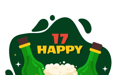 17 Internationella öldagen Illustration