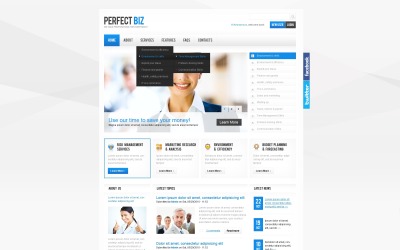 Business &amp; Services Drupal Template