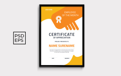 Certificaatsjabloon kent diplomasjabloon toe