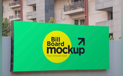 Roadside Billboard Sign Mockup Outdoor Signage Template V 92