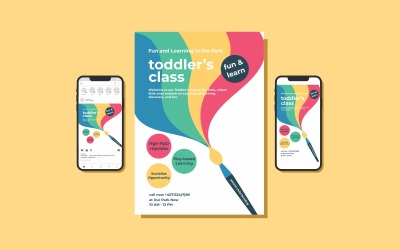 Modèle de lot de classe pour tout-petits