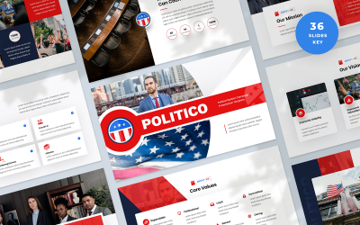 Politico - 政治选举活动演示文稿 KeynoteTemplate
