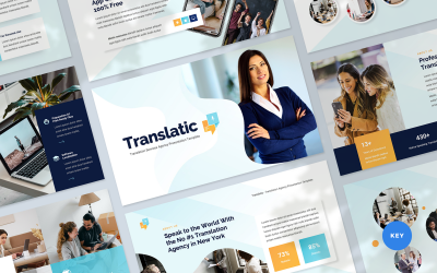 Translatic - 翻译机构演示主题演讲模板
