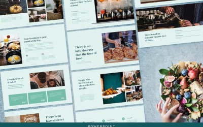 Coftry – Powerpoint-Vorlage für Essen und Küche