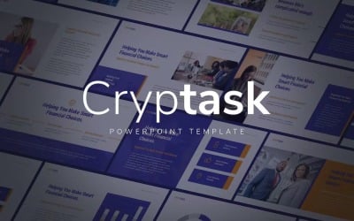 Criptask - Plantilla de PowerPoint de Finanzas