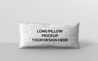 Long Rectangle Pillow Mockup