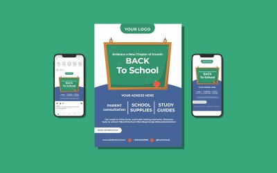 Back Too School Bundle-Vorlage