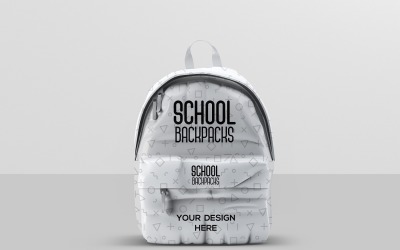 Borsa da scuola - Mockup di zaini da scuola