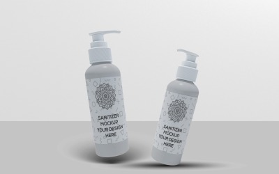 Disinfettante - Mockup di bottiglia disinfettante