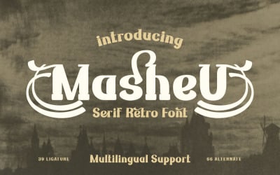 Masheu | Serif Clásico Modernismo