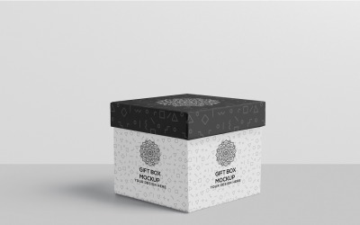 Mockup di confezione regalo attraente