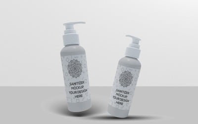 Sanitizer- Sanitizer Bottle Mockup