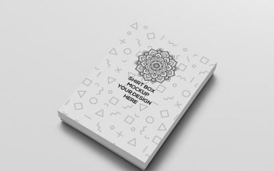 Shirt Box - Shirt Packaging Box Mockup