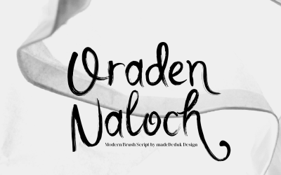 Oraden Naloch - Modern penseelscript