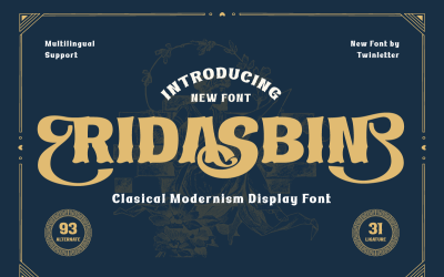 Ridasbin | Serif klassiek modernisme