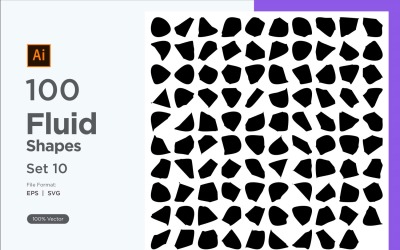 Abstract Fluid Shape 100 Set Vol 10