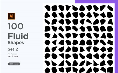 Abstract Fluid Shape 100 Set Vol 2