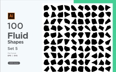 Abstract Fluid Shape 100 Set Vol 5