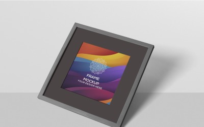 Belle maquette de cadre d&amp;#39;affiche