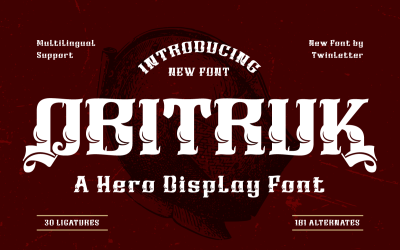 OBITRUK | Visa Hero Font