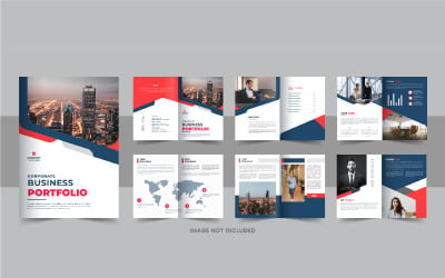Brochure del profilo aziendale, progettazione dell&amp;#39;identità aziendale