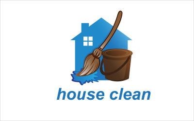 House Cleaning Serfis Logo Modern
