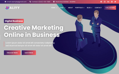 Alliy - 数字代理多用途 HTML5 网站模板