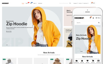 MooBoo - Tema de moda Tema de WooCommerce