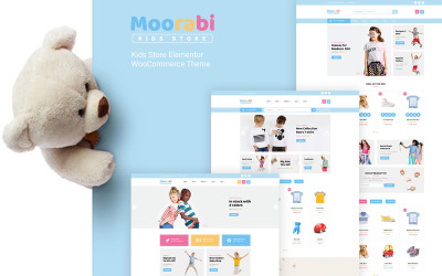 Moorabi - Barnbutik Elementor WooCommerce-tema