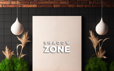 Sing Logo mockup | Shadow Zone Sing Mockup.