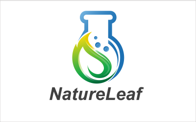 laab nature leaf Logo modèles minimalistes