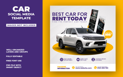 Auto – Social-Media-Vorlagen