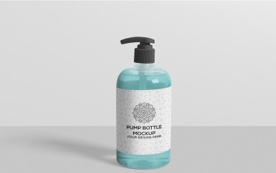 Dispenser pomp fles mock-up