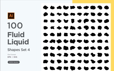 Fluid Liquid Shape V1 100 SET 4