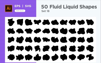 Fluid Liquid Shape V1 50 SET 18