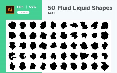 Fluid Liquid Shape V1 50 SET 1