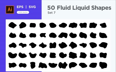 Fluid Liquid Shape V1 50 SET 7