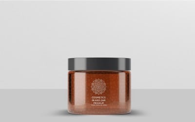 Maketa kosmetické skleněné nádoby