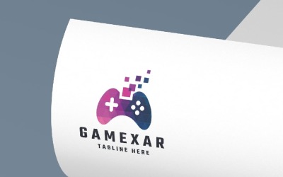 Modèle de logo Gamexar Pro