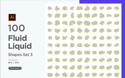Fluid Liquid Shape V3 100 SET 3
