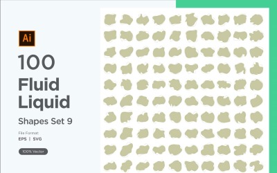 Fluid Liquid Shape V3 100 SET 9