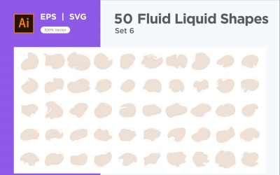 Fluid Liquid Shape V4 50 SET 6