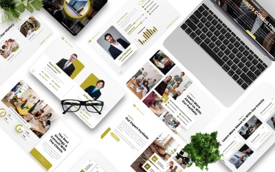 Genzo — szablony PowerPoint dotyczące doradztwa biznesowego