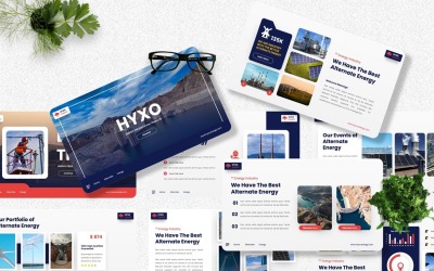 Hyxo - Powerpoint-sjabloon voor alternatieve energie