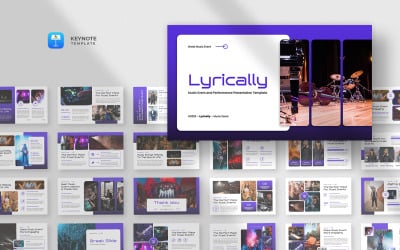 Lyricky - Music Event Festival Keynote Template
