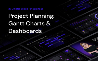 Proje: Keynote için Gantt Charts &amp;amp; Dashboards