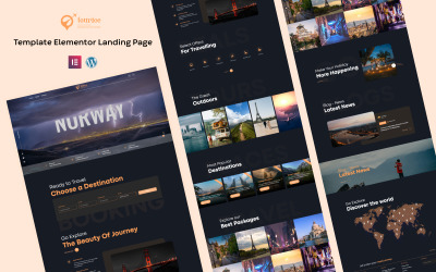 Tourice – Elementor-Landingpage für Touren und Reisen