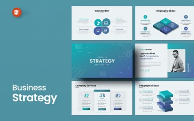 Bedrijfsstrategie PowerPoint-presentatiesjabloon